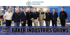 Baker Industries' featured section in Advancing Macomb's Spring Newsletter