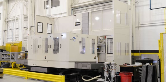 Baker Industries' latest CNC machining investment, a Toshiba BTD-130H.R22 horizontal boring mill/machining center